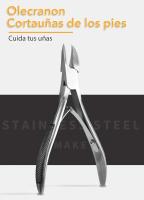 Herramienta integrada para manicura y pedicura de cutículas de uñas, alicates de tijera, cortador de bordes, 1 pieza - details 0