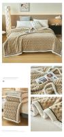 Manta cálida de franela para dormir, mantas suaves y cómodas de lana para la cama, manta cálida y esponjosa para Otoño e Invierno - details 25