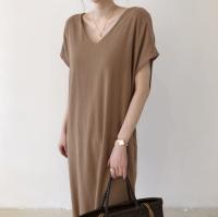 Vestido de Verano Vintage sin Espalda REALEFT Manga Corta, Cuello en V, Moda Casual para Mujeres - details 5