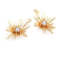 Colgantes de latón y circonita de Color dorado de 18K para mujer, joyería artesanal de alta calidad, collar, pendientes, accesorios - details 19