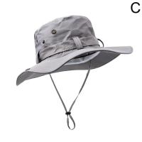 Sombrero de pesca con protección solar para hombre, gorra transpirable de verano para acampar, senderismo, Anti-UV, Montañismo - details 13