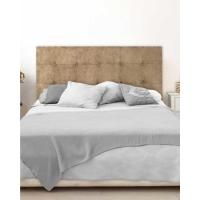 Taburete de Cama de Doble Costura y Acolchado Altura de 50cm Color Beige - details 9