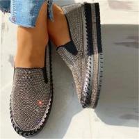 Zapatos de Moda Primavera 2024 para Mujer Zapatos Planos con Plataforma de Diamantes de Imitación - details 3
