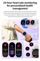 Reloj mujer inteligente exterior deporte modo podómetro ritmo cardíaco presión arterial hombre Bluetooth llamada reloj - details 6