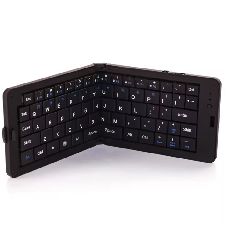 Teclado Bluetooth plegable - Teclado inalámbrico portátil con soporte - Recargable - 1