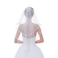Velo de Novia Gótico con Borde de Cinturón 2 Niveles con Peine Accesorios de Boda y Fiesta - details 1