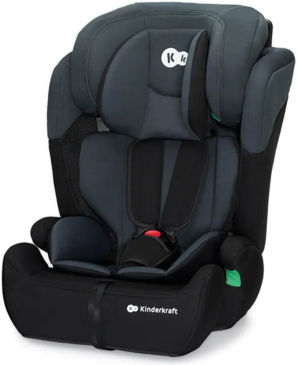 Silla de coche bebé, Silla coche para niños, Sillade, Cinturón, regula en 11 niveles, Grupo 1/2/3, 15 meses - 12 años, 9-36 kg, Gris - 1