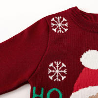Suéter informal tejido con estampado de renos para niños y niñas, suéteres de árbol de Navidad, ropa cálida para bebés, Año Nuevo - details 14