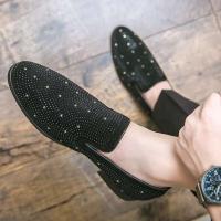2023 nuevo vestido informal de moda para hombre, zapatos de cuero ligeros puntiagudos grandes para fiesta de boda - details 5