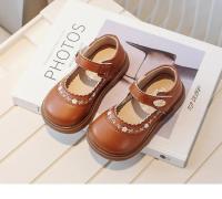 Zapatos de cuero de suela suave para niña, zapatos antideslizantes de princesa para niño, zapatos de flores bordadas para niño, zapatos Mary Jane informales versátiles de primavera - details 11