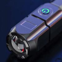 linterna a pilas/linternas con pilasLinterna UV portátil de 395nm, recargable por USB, luz negra ultravioleta, Detector de orina de mascotas para detección de orina de mascotas, curado de resina - details 5