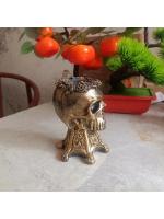 Cráneo de Halloween Popular, escultura de resina para decoración del hogar, maceta de flores, adorno para vacaciones - details 9