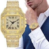 Relojes de Pulsera de Cuarzo Leten para Hombres Estilo Hip Hop con Pulsera de Oro - details 8
