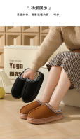 Nuevo otoño e invierno encaje moda zapatillas de algodón hombres y mujeres parejas interior y exterior caliente zapatillas de algodón - details 9