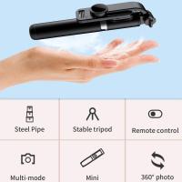 TRÍPODE PARA SELFIE Stick, Trípode Portátil de Acero Inoxidable 3 en 1 Ampliable para Teléfono Móvil con Control Remoto Inalámbrico Desmontable y Soporte para Selfie Stick, Ligero y Compatible con Teléfonos Móviles - details 2