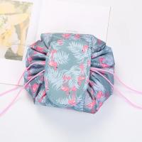 Bolsa De Maquillaje Para Mujer Con Cierre De Cordón Organizador De Viaje Impermeable Estuche De Belleza Portátil De Oxford - details 3