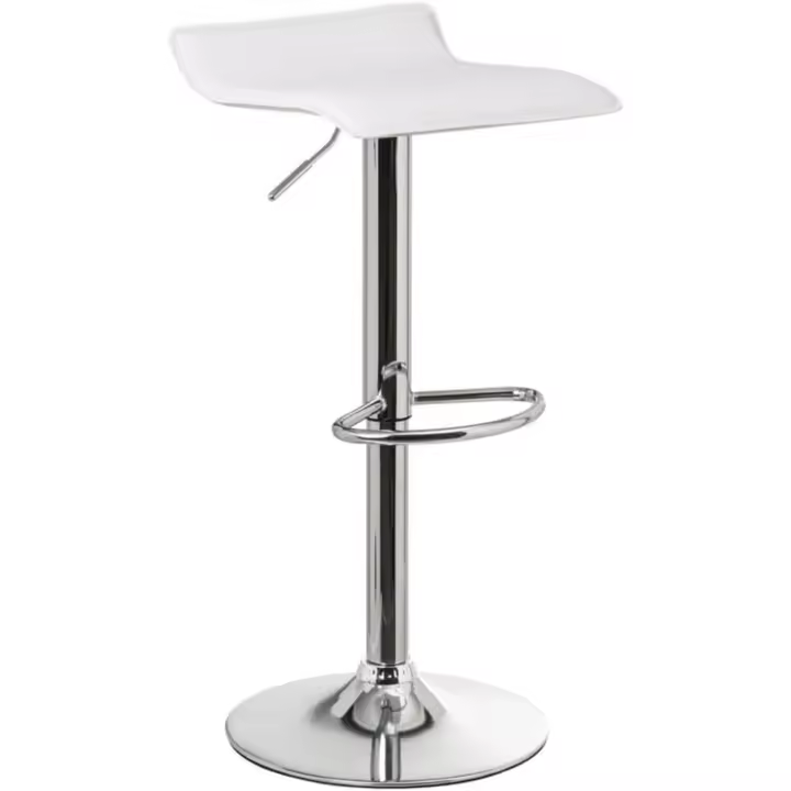 Sillas de Cocina Giratorias en 360° Juego de Taburetes Ajustables en Altura de 63 a 84cm - 1