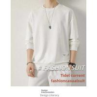 Traje deportivo informal para hombre, camiseta a cuadros de manga larga, pantalones, conjunto de ropa elegante, Otoño/Invierno - details 2