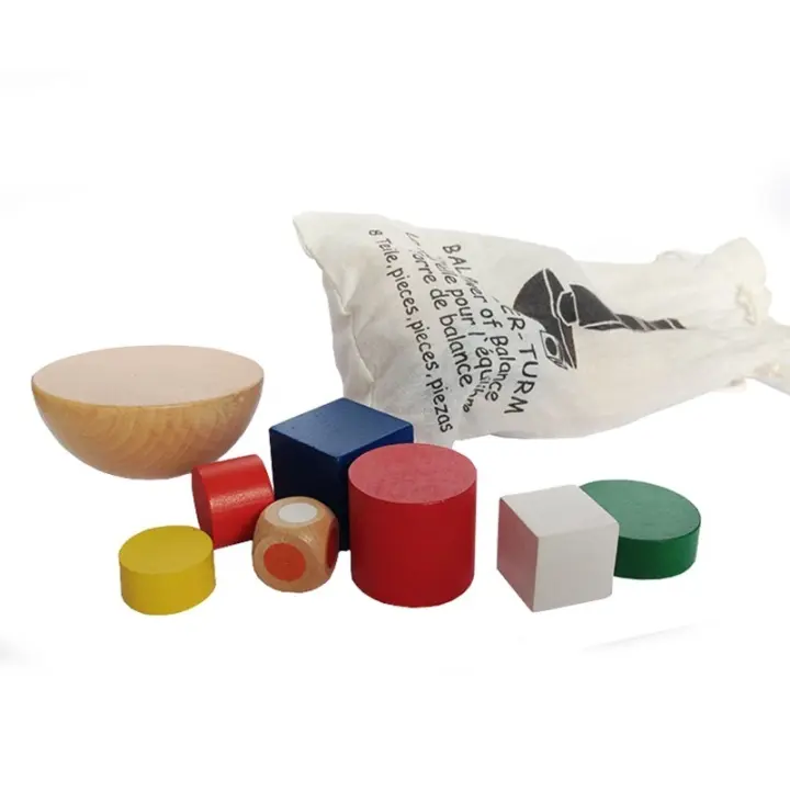 Juegos de mesa de construcción de equilibrio para niños, rompecabezas familiar, juegos de mesa educativos Montessori, juguetes, 1 Juego - 1