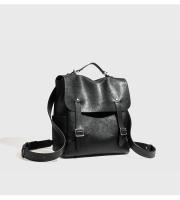 Bolso de cuero retro unisex Gran capacidad Diseño oblicuo Portátil Multifuncional - details 13