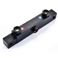 Sistema de termostato, grifo termostático, juego de lluvia, cabezal de ducha negro con ducha de mano - details 10