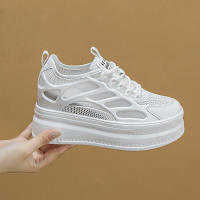 Sandalias deportivas y de ocio para mujer 2025, con suela gruesa de malla Muffin, populares en internet, transpirables, de moda, blancas. - details 3