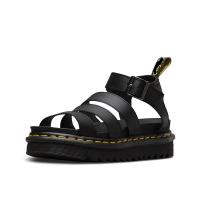Verano nueva plataforma Martin sandalias de piel de vaca de las mujeres sandalias romanas dedo desnudo hebilla de metal línea de costura - details 3