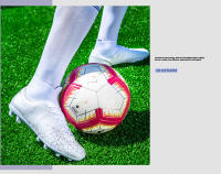 Zapatos de fútbol transpirables de caña alta con interior y exterior de suelo plano antideslizante - details 12