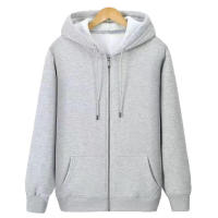 Chaqueta aislante de felpa de gran tamaño para hombre con capucha, suéter de tendencia, pelo liso - details 1