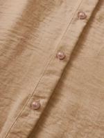 Blusa informal de talla grande para mujer, blusa de manga abombada de Color sólido, adecuada para oficina y exteriores, con un solo pecho, novedad de primavera y verano 2025 - details 45