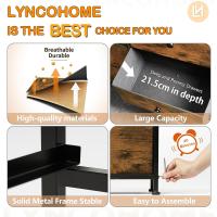 con 10 cajones de tela, cómoda para dormitorio, mueble de almacenamiento, muebles de dormitorio, cómoda para cocina, oficina, pasillo, mueble para TV con cajones - details 29