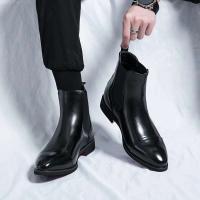 2025 nuevo vestido de negocios Oxford moda Formal cuatro estaciones hombres Botines de cuero genuino zapatos - details 7