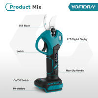 Cortauelles Eléctrico Sin Aspirador Yofidra Tijeras Recargables de 30mm - details 1