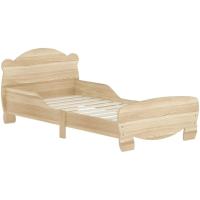 Cama para niños de +3 años 140x70 cm Cama infantil de madera con cabecera en forma de oso Carga 80 kg para dormitorio natural - details 0