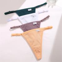Bragas de mujer, tangas de algodón, cintura ajustable, Tanga Sexy de Color sólido, ropa interior íntima sin costuras para mujer, lencería S-XL - details 13