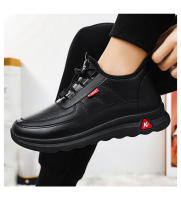 Zapatos de algodón para Hombre nuevo invierno con forro polar y espesor botas de algodón imitación térmica botas de nieve para el frío - details 12