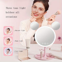 Espejo de Maquillaje LED con Luz Recargable USB Espejo Grande para Baño Tocador - details 2