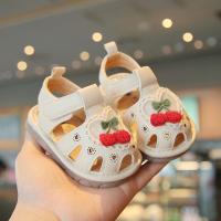 Los Niños se llaman Sandalias en verano 0-2 años de edad Baotou Niñas Bebé Niño Zapatos de ternera Tendón Suela suave Princesa Zapatos de bebé - details 3