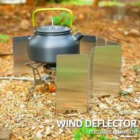 Estufa de Camping Plegable Ultra Ligera Protector de Viento Quemador de Cocina de Picnic a Prueba de Viento Deportes y Exteriores - details 10