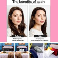 Fundas de Almohada de Satén Suaves y Refrescantes Paquete de 2 con Cierre de Sobre Similar a Seda - details 1