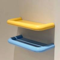 Estante de almacenamiento para baño de dopamina, estante de almacenamiento para colgar en la pared, drenable, organizador de artículos de tocador resistente y duradero - details 5
