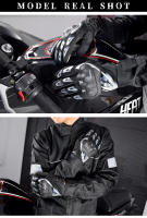 Guantes de Carreras SUOMY de Tamaño Grande XXL Negros con Decoración Elegante Antideslizantes y Transpirables para Moto Cierre de Pulgar Lavables en Agua - details 32