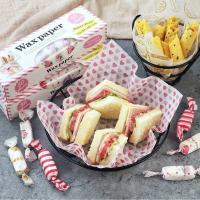 Papel encerado para envolver alimentos, 50 Uds., a prueba de grasa, jabón para hornear, papel de embalaje, sándwich, hamburguesa, alimentos, dulces, papel encerado a prueba de grasa - details 1