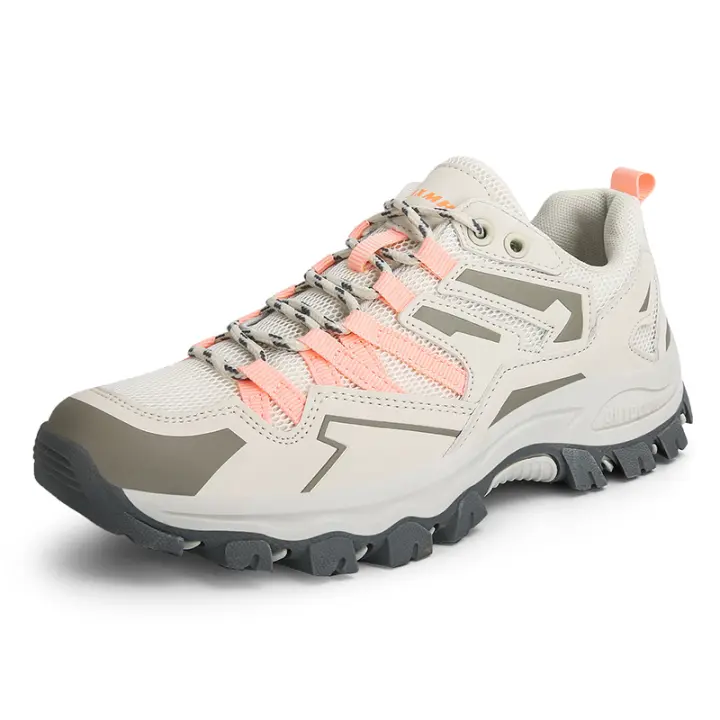 Zapatos de senderismo impermeables para mujer, zapatillas de moda, transpirables, ligeras, antideslizantes, para caminar al aire libre - 1