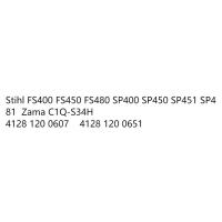 Carburador para Zama C1Q-S34H, FS400, FS450, FS480, SP400, SP450, SP451, SP481, recortadora 4128, 120, nuevo, 0651 - details 0