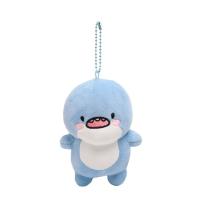 Animal relleno tiburón gordo colgante llavero decoración muñeca suave tiburón llavero de felpa Kawaii adorno colgante colgante de tiburón de dibujos animados - details 10