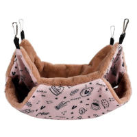 Hamaca colgante para jaula de mascotas, saco de siesta, cama para ardilla, hámster, jugando a dormir - details 7