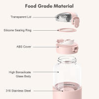 Calentador de leche para bebé, capacidad de 300 ml, control preciso de temperatura, batería incorporada, inalámbrico, instantáneo - details 3