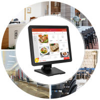 Monitor LCD Táctil de 17 Pulgadas HDMI VGA 1280 × 1024 Ideal para Restaurantes Bar Coffee Store - details 2