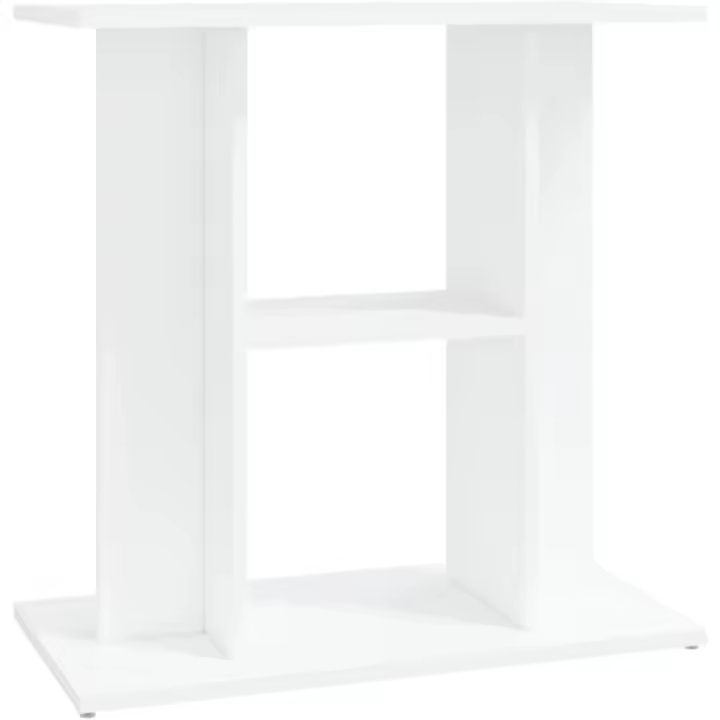 vidaXL Soporte para Acuario Madera de ingeniería Blanco 60x30x60 cm - 1